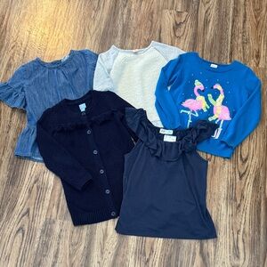 Girls 5T top lot - Baby GAP, Gymboree, H&M, Harper Canyon, Cat & Jack